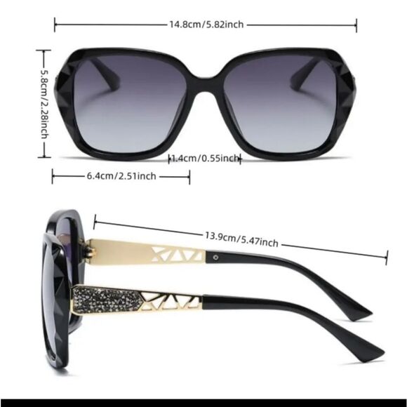 Blue Gradient Sunglasses - Picture 2 of 2